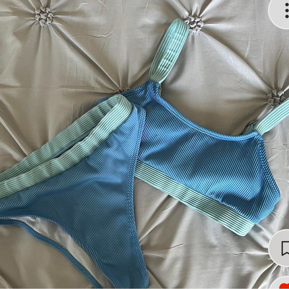 Blue and mint swimsuit
